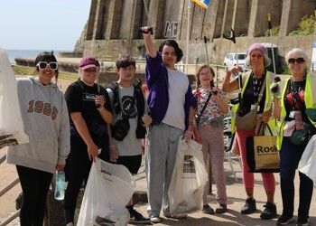 Key Stage 3 Students Beach Clean-Up