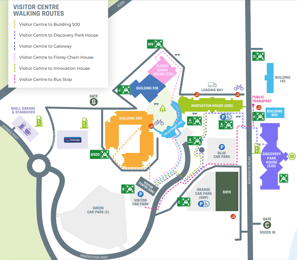 Discovery Park Map details